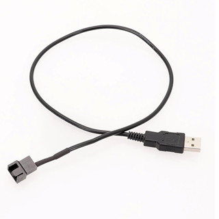 USB轉4Pin風扇線 USB轉CPU風扇線 筆記本桌5V 黑色 白色