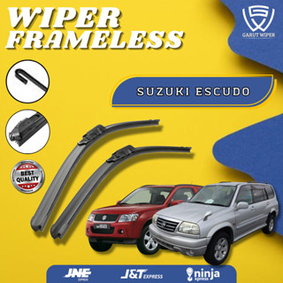 SUZUKI 1 套鈴木 Escudo Grand Escudo 汽車雨刮器無框軟模型 2PCS 左右