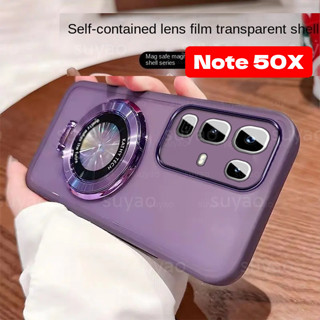 適用於 infinix Note 50S 50X 2025 手機殼磁性支架支架外殼 Note50X Note50S Pr