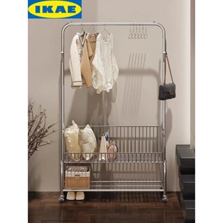 ❤免運 服裝店展示架 掛衣架 IKEA宜家輕奢掛衣帽架晾衣架杆移動落地簡易主臥室內家用隔夜衣服