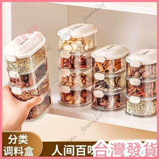 🍠臺灣發貨+統編🍠限時下殺🍠香料收納盒調料罐盒家用廚房高階花椒大料佐料儲物盒密封罐