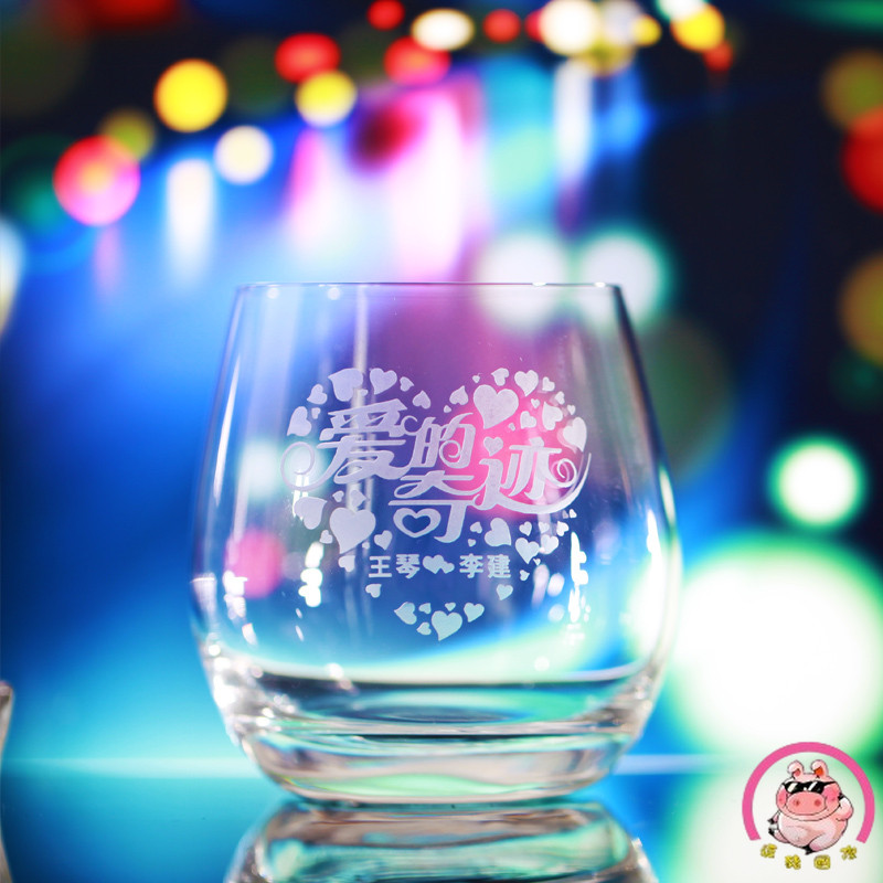 客製化 威士忌酒杯 威士忌杯 玻璃杯 酒杯 定製刻字公司logo創意生日紀念禮物照片雕刻個性化禮品 訂製 logo