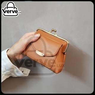 👜臺灣出貨👜 送掛件 復古錢包 女荔枝紋錢包 大容量夾口零錢包 硬幣收納包 卡包 收納包 防真皮質感時尚卡包