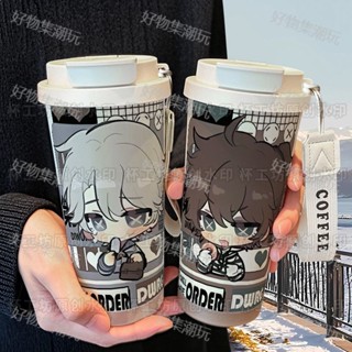 【免運】【保溫實用】第五人格Q版可愛保溫杯316不鏽鋼大容量提繩吸管水杯車載咖啡杯隨行杯 咖啡 保溫瓶 水杯