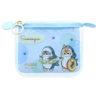 sun-star MITTE迷你收納袋/ mofusand/ 鯊魚貓咪 eslite誠品