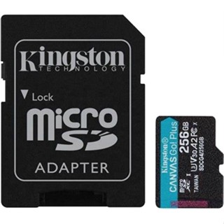 Kingston 金士頓 Micro 256G U3 V30 A2附轉卡(讀200M/SDCG4/256GB)記憶卡