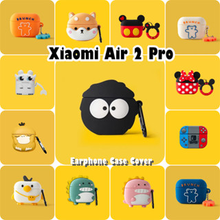 XIAOMI 【高品質】適用於小米 Air 2 Pro 保護套軟矽膠情侶可愛卡通耳機保護套