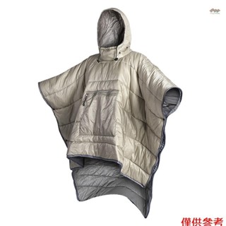 戶外可穿戴斗篷睡袋便攜保暖睡袋輕便棉質睡袋f