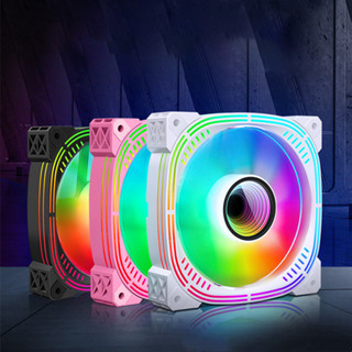 電腦散熱風扇 RGB 彩光效果 12 釐米電腦散熱風扇