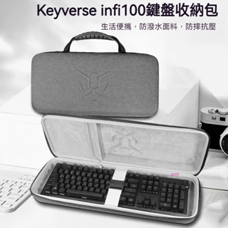 【隔日達】Keyverse Infi100鋁坨坨98配列三模機械鍵盤收納包RGB熱插拔Leaf-spring鍵盤硬殼保