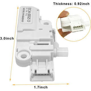 SAMSUNG 1 件 DC34-00025D DC12V 洗衣機門鎖開關更換三星 WW90K74150OX/WW90K
