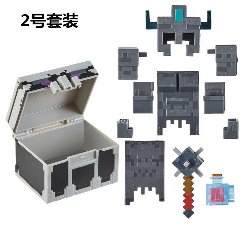 Minecraft🗺️ 散貨我的世界史蒂夫亞歷克斯溺屍手辦人偶美泰散貨兒童玩具 公仔 手辦盲盒擺件 模型