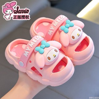 【輕盈軟底】美樂蒂夏季兒童洞洞鞋女童防滑軟底包頭透氣防撞小孩涼拖鞋兒童拖鞋中大童涼拖鞋小孩拖鞋涼鞋ETP