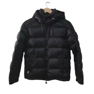 MONCLER 羽絨服 夾克外套 Maya xs 尺寸0 女裝 黑色 長袖 日本直送 二手