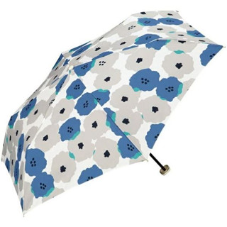 日本 Wpc. 晴雨兩用 UV80%折傘/ Pioni Blue eslite誠品