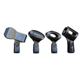 SHURE 適用於舒爾麥克風安裝支架的通用麥克風夾手持式無線/有線麥克風可旋轉耐用支架夾