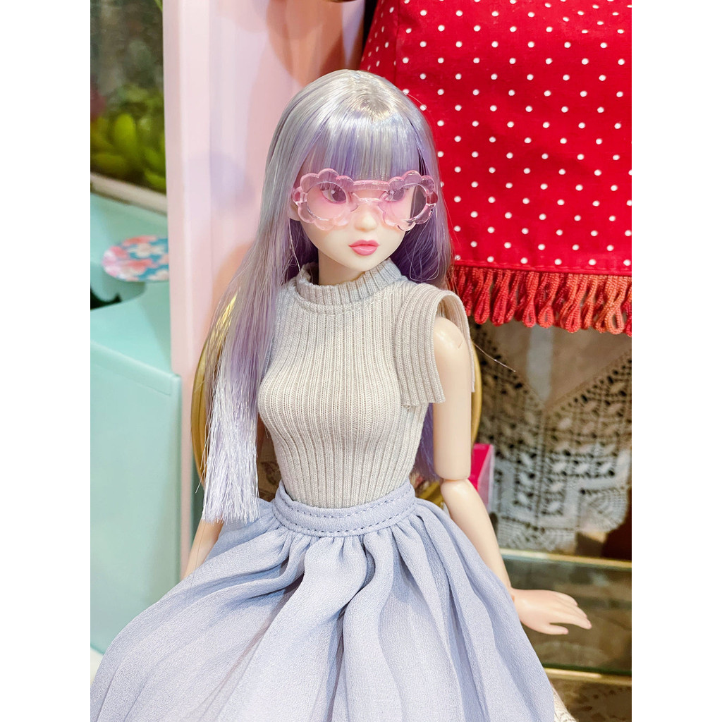 【紀物】彩色眼鏡 花 多色 / cocoriang 花池 復刻莉卡 momoko Azone kumukuku