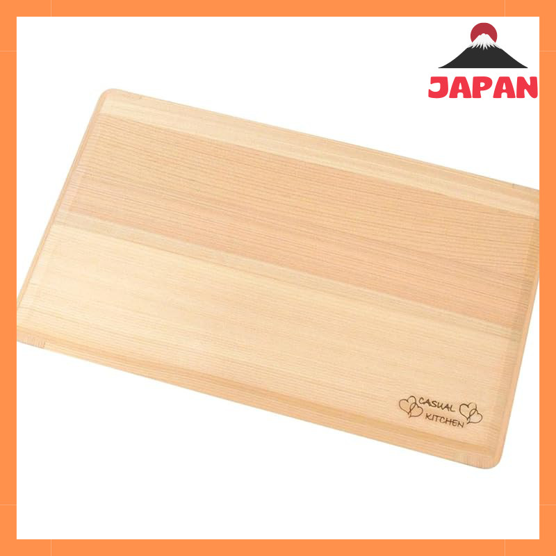 大和（DAIWA）防霉撥水加工轻量木质檜木砧板 (39cm/42cm)