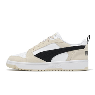 Puma 休閒鞋 Rebound V6 Low SD 男鞋 女鞋 米白 黑 復古 情侶鞋 [ACS] 40226202