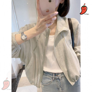 【小辣椒】大尺碼防曬衣女 2025夏季新款 慵懶風 法式休閒時尚輕薄透氣防曬衣 短外套女#ert