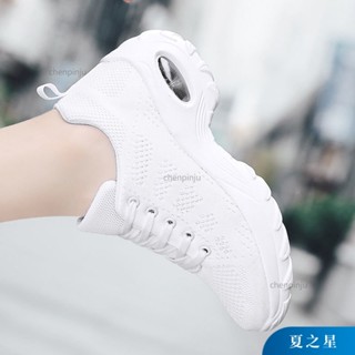 夏之星 新品 楊麗萍團隊演出廣場舞鞋軟底舞蹈鞋女白色網麵跳舞鞋鬼步舞專用鞋廣場舞鞋女 跳舞鞋 舞鞋 排舞鞋 拉丁舞鞋