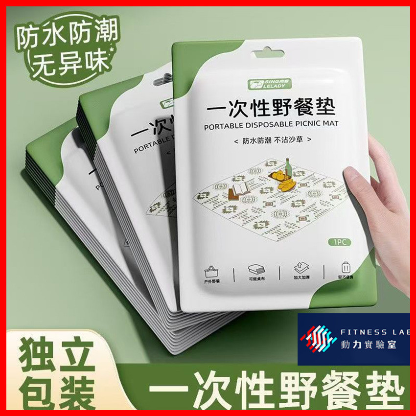 一次性防水野餐墊現貨速出 防水防潮墊 可摺疊加厚墊子 露營布 沙灘布 防水布 草坪野餐布 沙灘墊