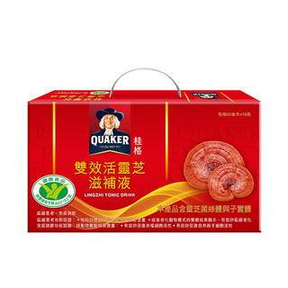 【QUAKER 桂格】雙效活靈芝16入盒裝