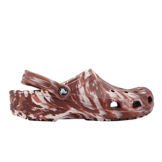 Crocs 卡駱馳 Classic Clog 男女鞋 深土棕 大理石紋 洞洞鞋 [YUBO] 2068672FM