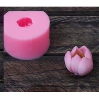 矽膠模具 - 迷你泰國蓮花 - 小盛開的蓮花芽 - 製作果凍 - 製作蠟燭 - 製作巧克力