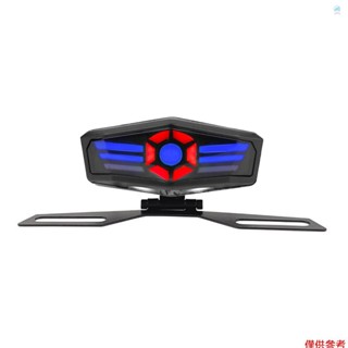 Crtw摩托車改裝配件一體式led尾燈帶轉向燈牌照燈動態呼吸行車燈