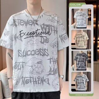 M-8XL 大尺碼上衣 情侶裝 上衣 短t恤 t shirt 寬t 排汗衫 男 t恤 寬鬆短袖 上衣 韓裝 男生 t恤