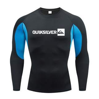 #QUIKSILVER潛水服高領長袖泳衣衝浪服浮潛游泳漂流防曬速乾水母服#
