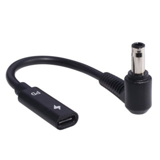 USB-C PD Type-C 轉5.5*3.0筆電65W變壓器DC轉接線15CM適用三星RV510 R580筆記型電腦
