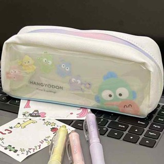生日禮物 鉛筆袋韓國 庫洛米周邊 文具 三麗鷗小丑魚筆袋ins可愛五彩醜萌文具袋透明防水設計收納鉛筆盒