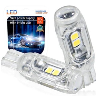 全新 1 個 LED 快速閃爍轉向訊號燈泡,5 晶片 LED 閃光燈燈泡,用於摩托車和汽車的 T10 / T15 插座,