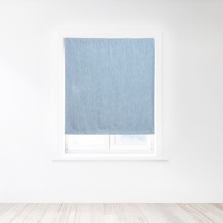特力屋 可水洗塗層遮光單開窗簾 藍色款 寬140x高180cm
