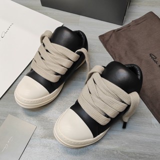 RICK OWENS 同款羊皮面厚底休閒鞋