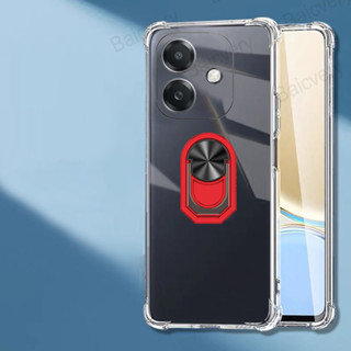 Oppo A5 Pro 5G4G 時尚外殼軟矽膠套磁性手機座指環套