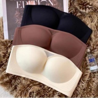 【NANA 現貨】小胸無痕抹胸集中爆乳無肩帶內衣女防滑裹胸防走光無鋼圈隱形美背胸罩