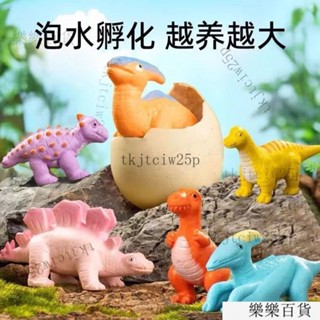 臺灣出貨24h膨脹恐龍公仔 恐龍蛋孵化泡水 泡水兒童玩具 大號泡水長大變大膨脹霸王龍模型