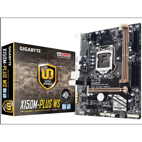 【Gigabyte/技嘉】全新盒裝X150M-PLUS WS 支持E3 1200 系列CPU