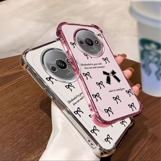 【防震】Redmi A3 PRO TPU 手機殼蝴蝶結最新款手鍊 2025 新款設計軟殼 SZ11 手機殼