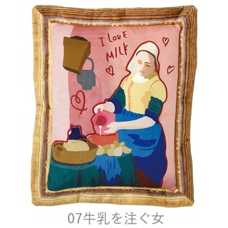 日本 LIVHEART Art 名畫抱枕/ The Milkmaid eslite誠品