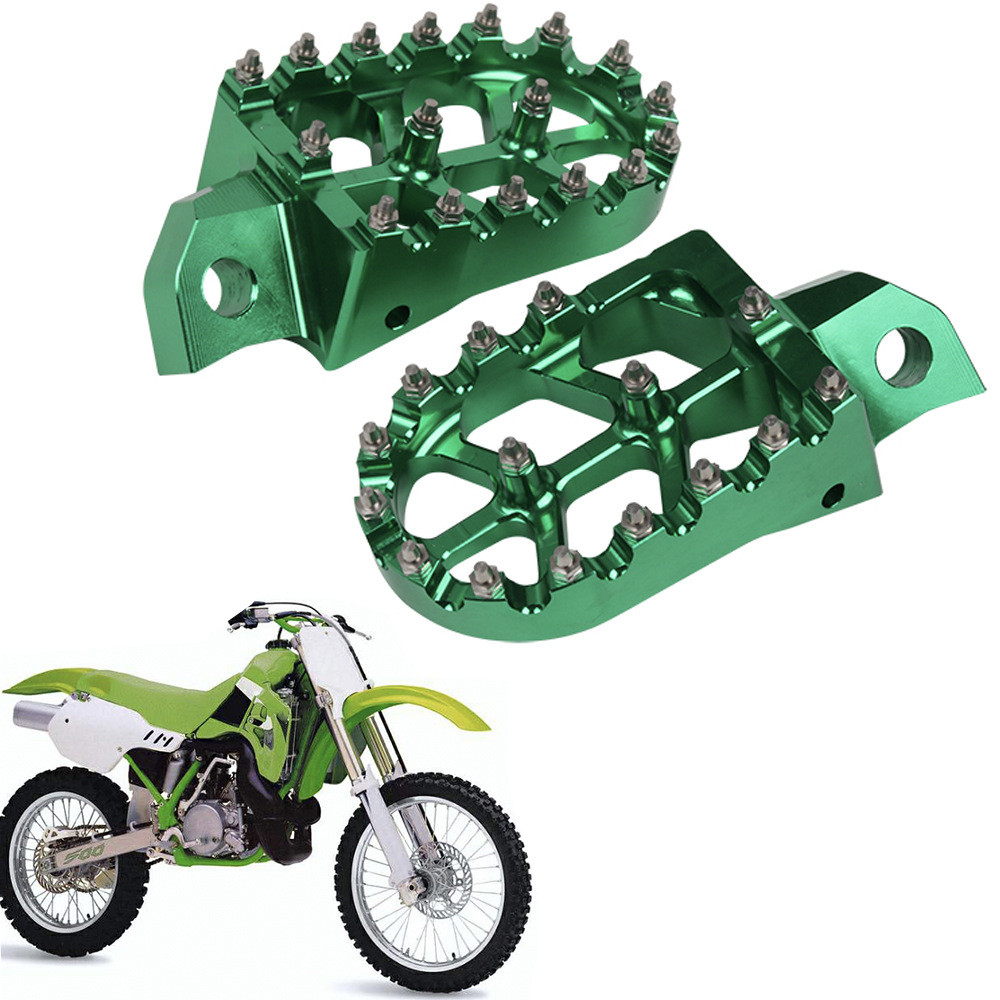 KAWASAKI 適用川崎KX250 KX500 KDX200 KDX250越野摩托車CNC鋁合金踏板