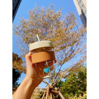 免運+新店優惠 BlueBottle 日本 藍瓶子 帶蓋耐熱 玻璃杯 隨手杯 隨行 咖啡杯 水杯