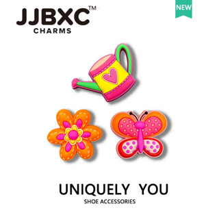 JJBXC 洞洞鞋 鞋釦 鞋花 鞋配飾 花園diy卡通鞋釦配件飾品鞋花DIY時尚鞋附件 適用於cross鞋