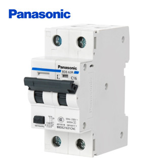 松下空氣開關1p+n 4p16A-63A漏保斷路器空開漏電保護開關家用220v
