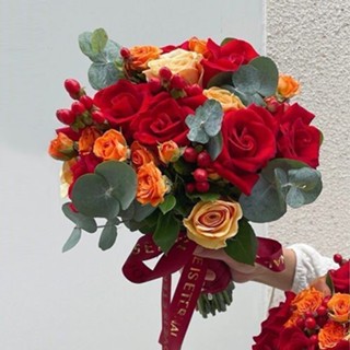 ️2025婚禮Bulaklak人造新娘花手綁花束新娘韓式輕奢人造花新娘花束拍照道具執照婚紗照玫瑰七夕圖片