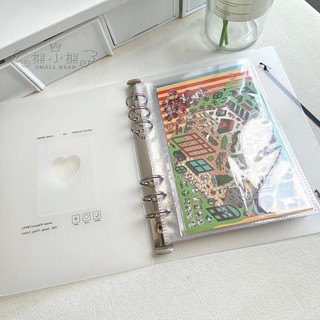 A5活頁造景貼紙收納冊收納本相簿 SMALL BEAR 拍立得明信片手帳小卡