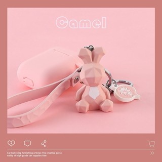 臺灣出貨 工廠直銷 airpods2保護套幾何恐龍蘋果藍芽無綫耳機套矽膠卡通盒子殻熊貓